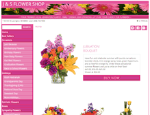 Tablet Screenshot of jsflowershop.com